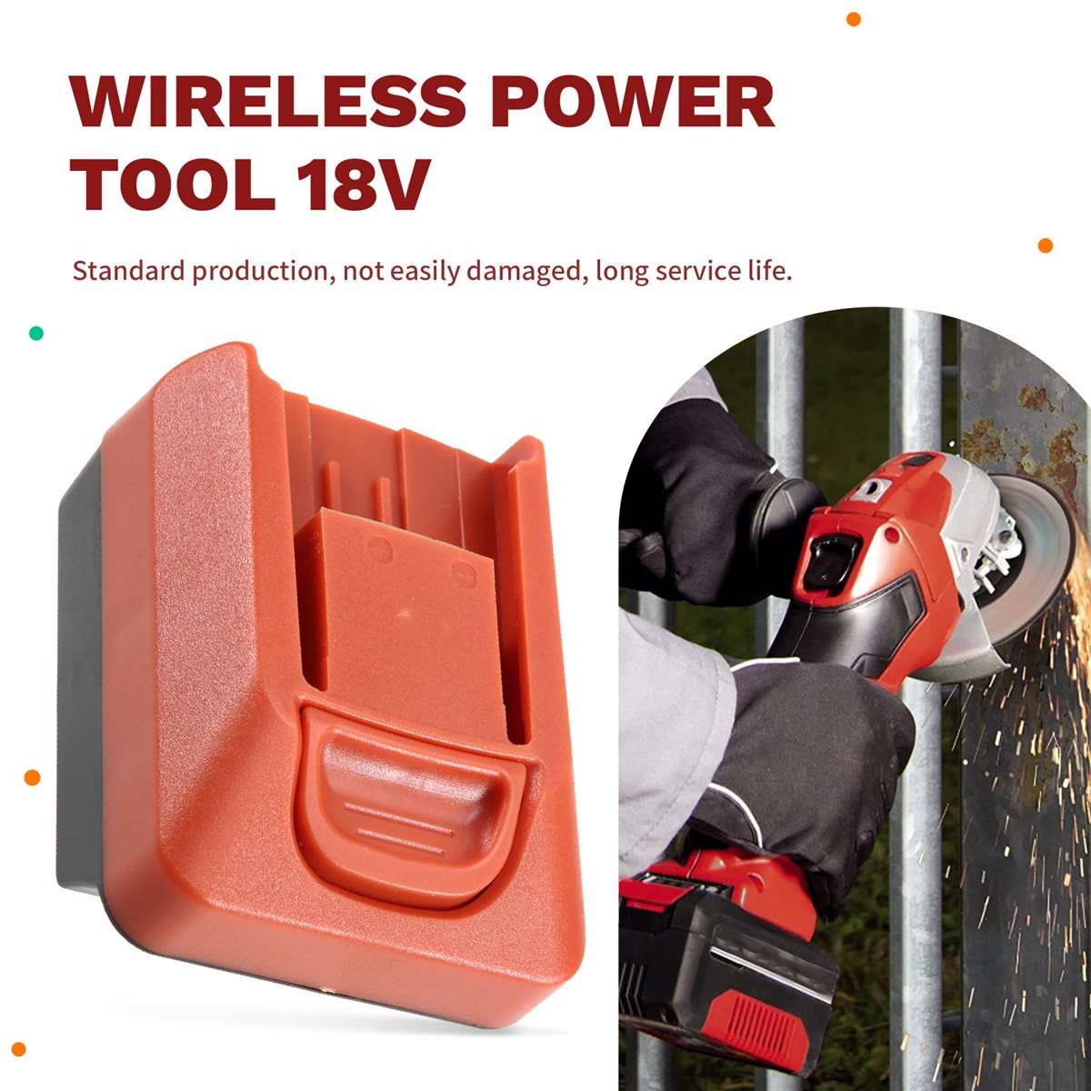 Power Tools Einhell - Adaptateur de batterie amélioré DT81 pour