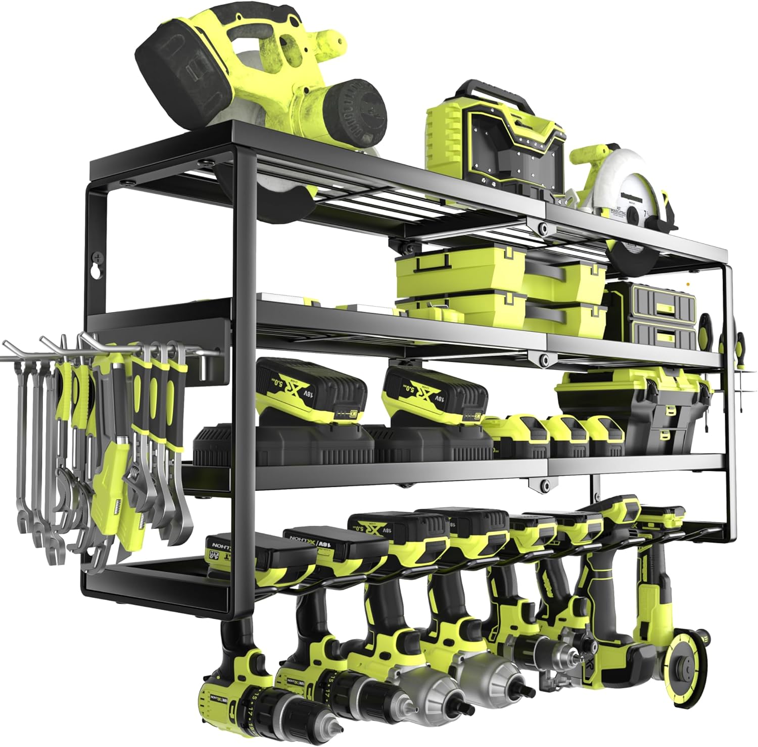 Power Tools Storage - Organisateur mural pour outils électriques à
