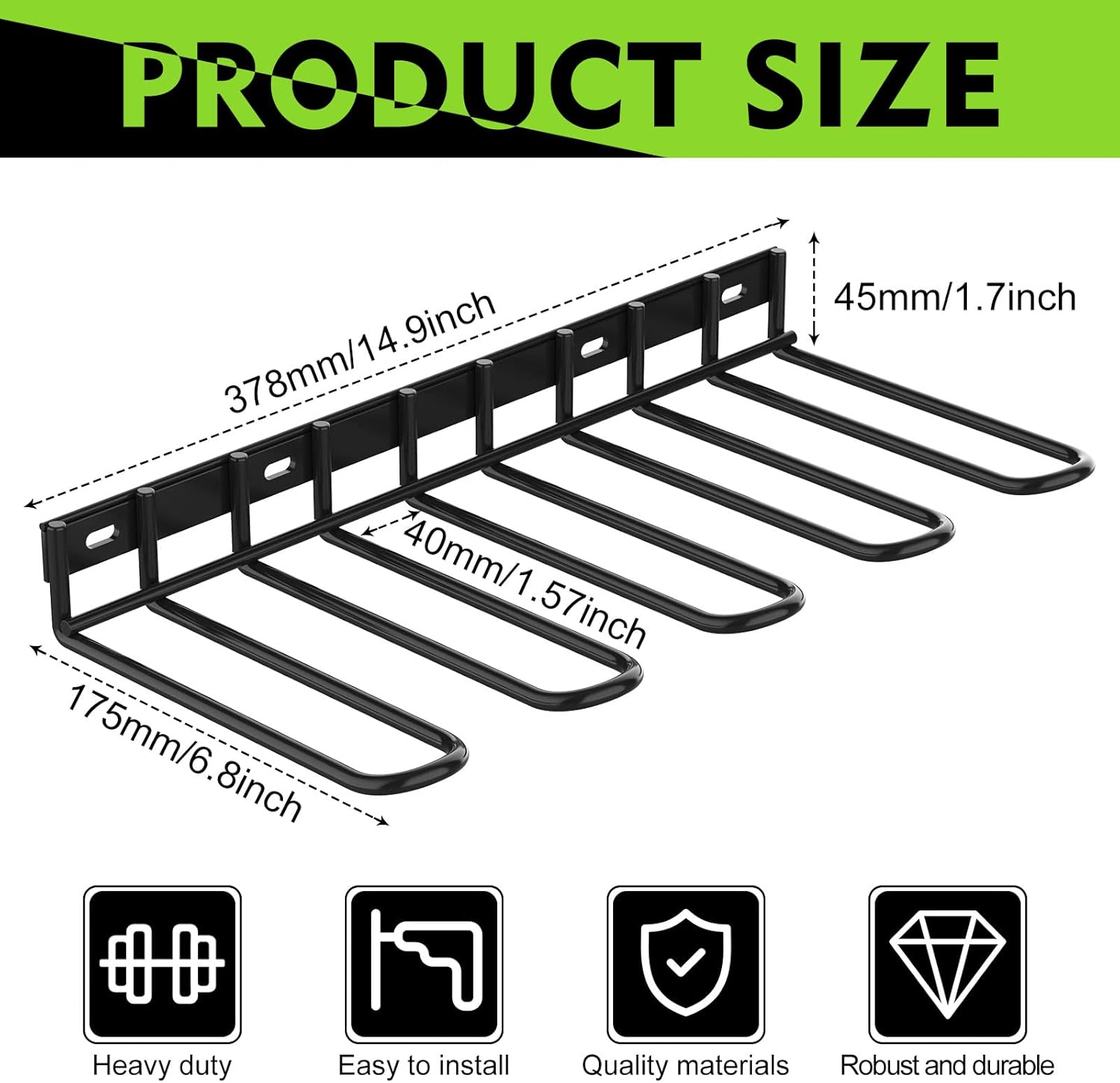 Power Tools Storage - Organisateur d'outils électriques VKKM, 4 emplacements,