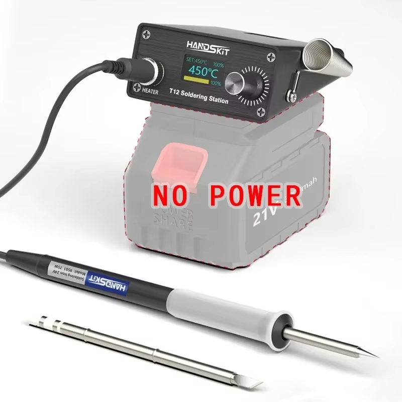 Power Tools Toolstation - Station de soudage numérique T12 avec