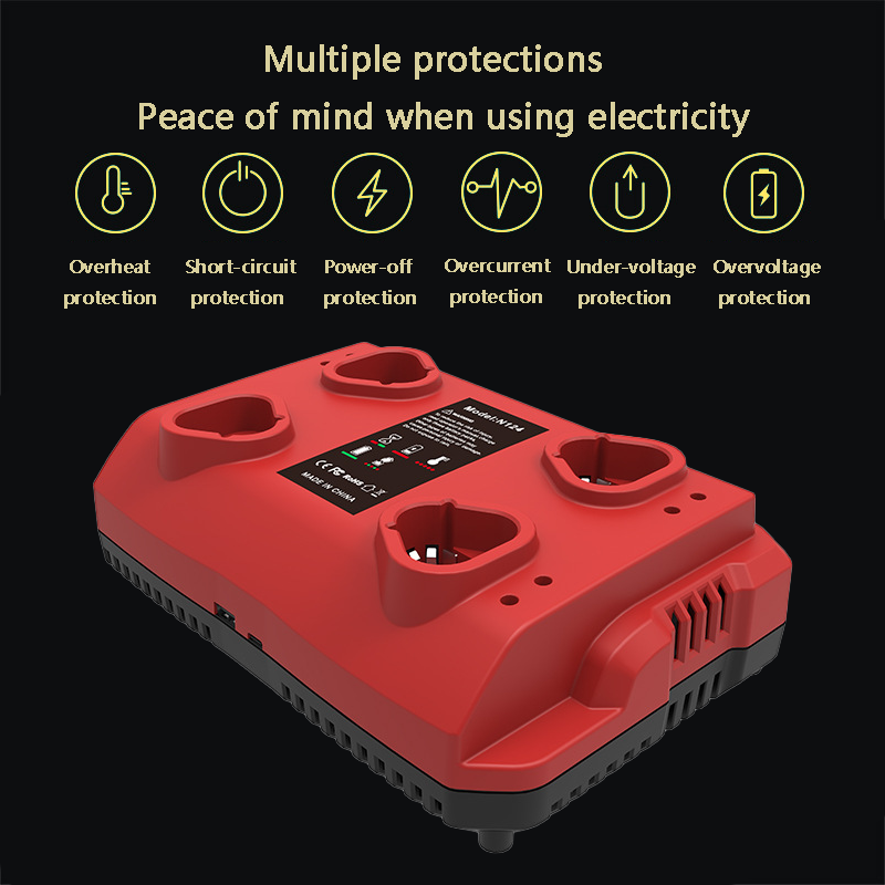 Power Tools Toolstation - Victpower chargeur rapide universel pour Batteries