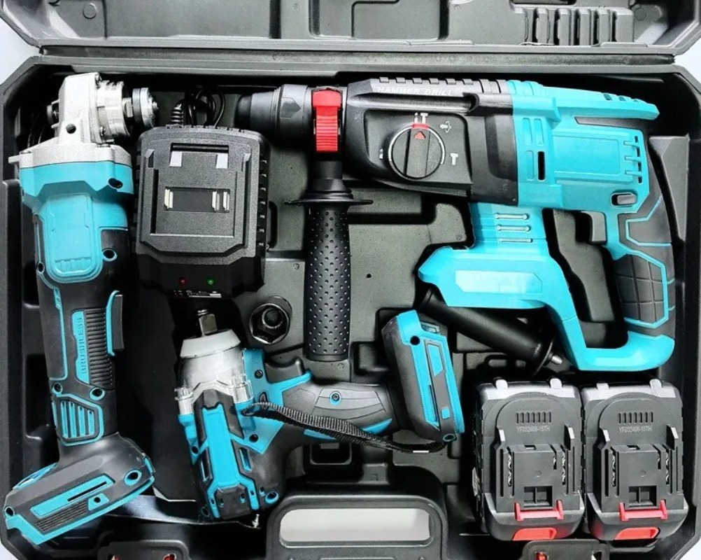 Combo Power Tools - Ensemble d'outils à batterie au lithium