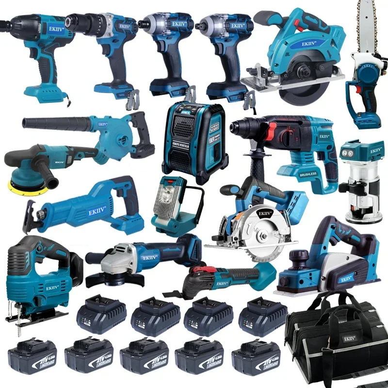 Combo Power Tools - Ensemble d'outils électriques sans fil au
