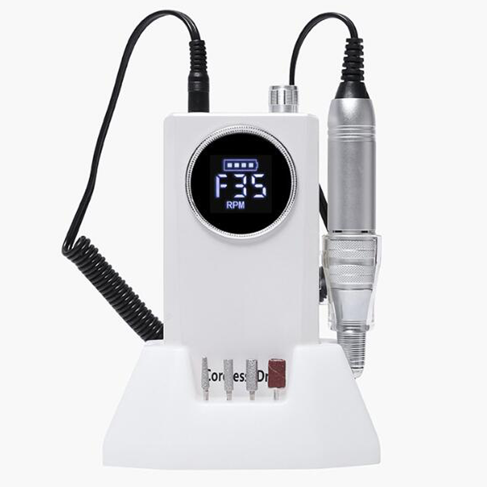 Combo Power Tools - Perceuse à ongles Rechargeable 35000 tr/min,