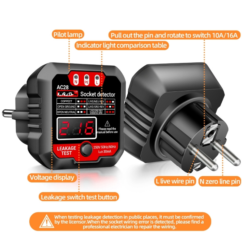 ANENG-Détecteur de prise de co - Power Tools Voltage avis et prix