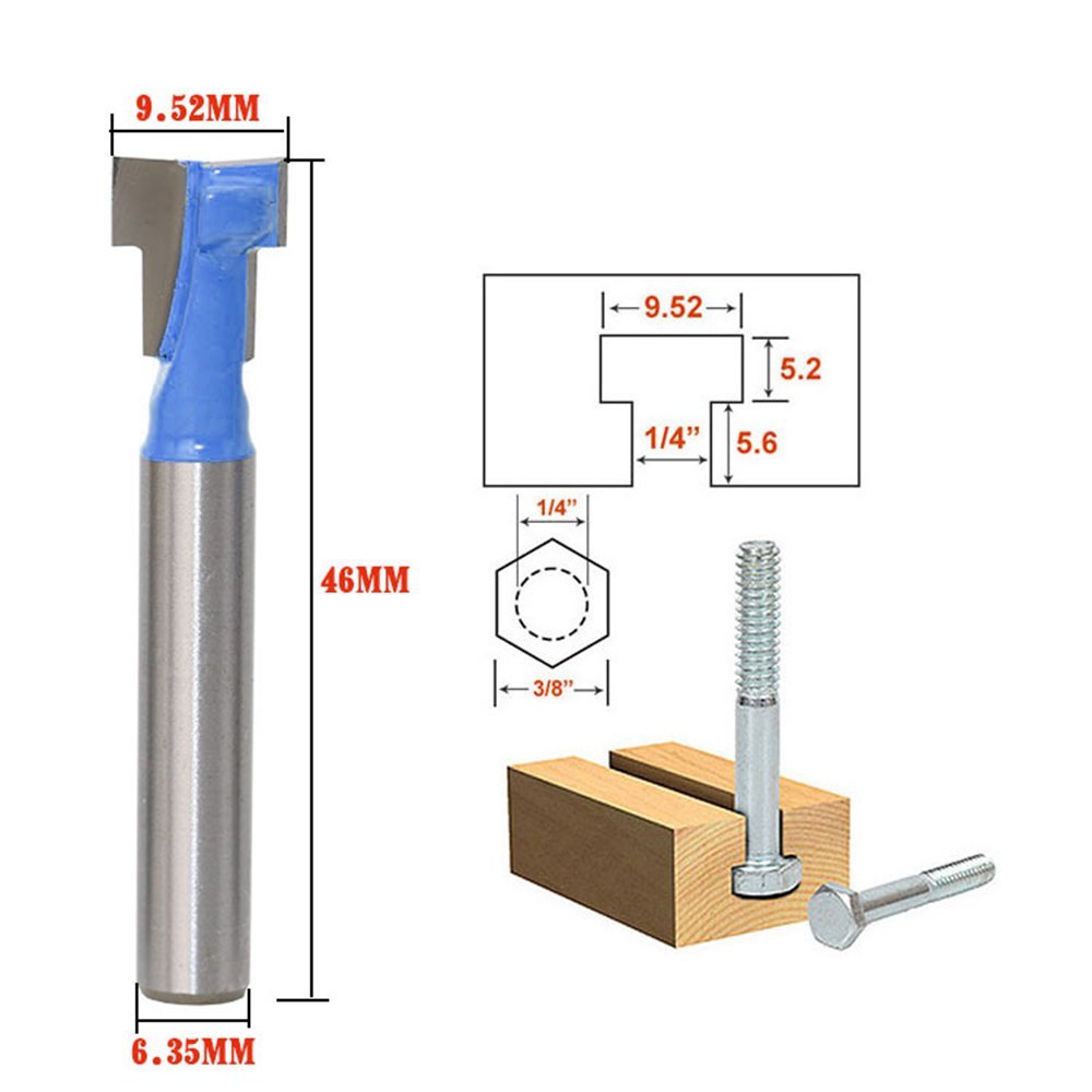 A11I 1/4 pouces tige t-slot co - Power Tools For Woodworking avis et prix