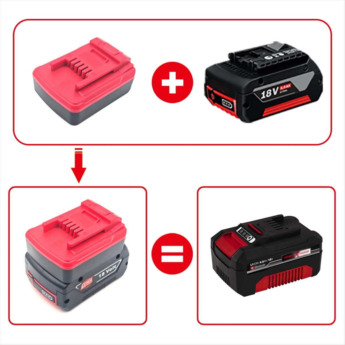 Adaptateur de batterie A58Z po - Power Tools Einhell avis et prix