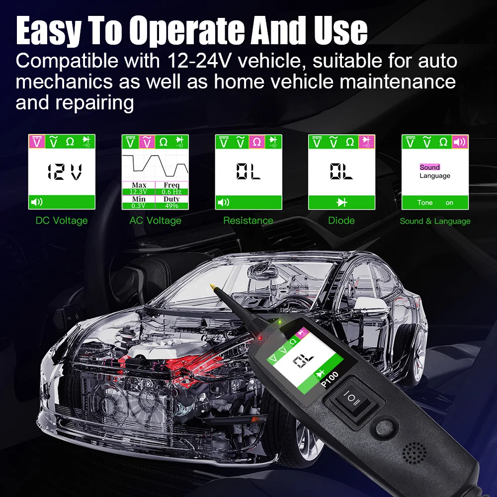 Testeur de circuit automobile  - Power Tools Voltage avis et prix
